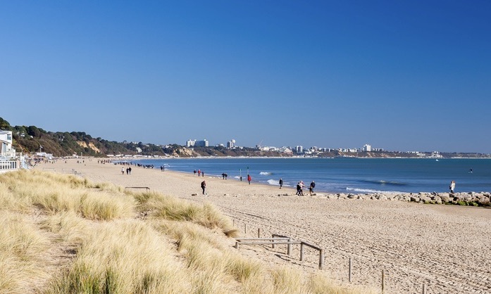 Sandbanks Cottages on the Beach.